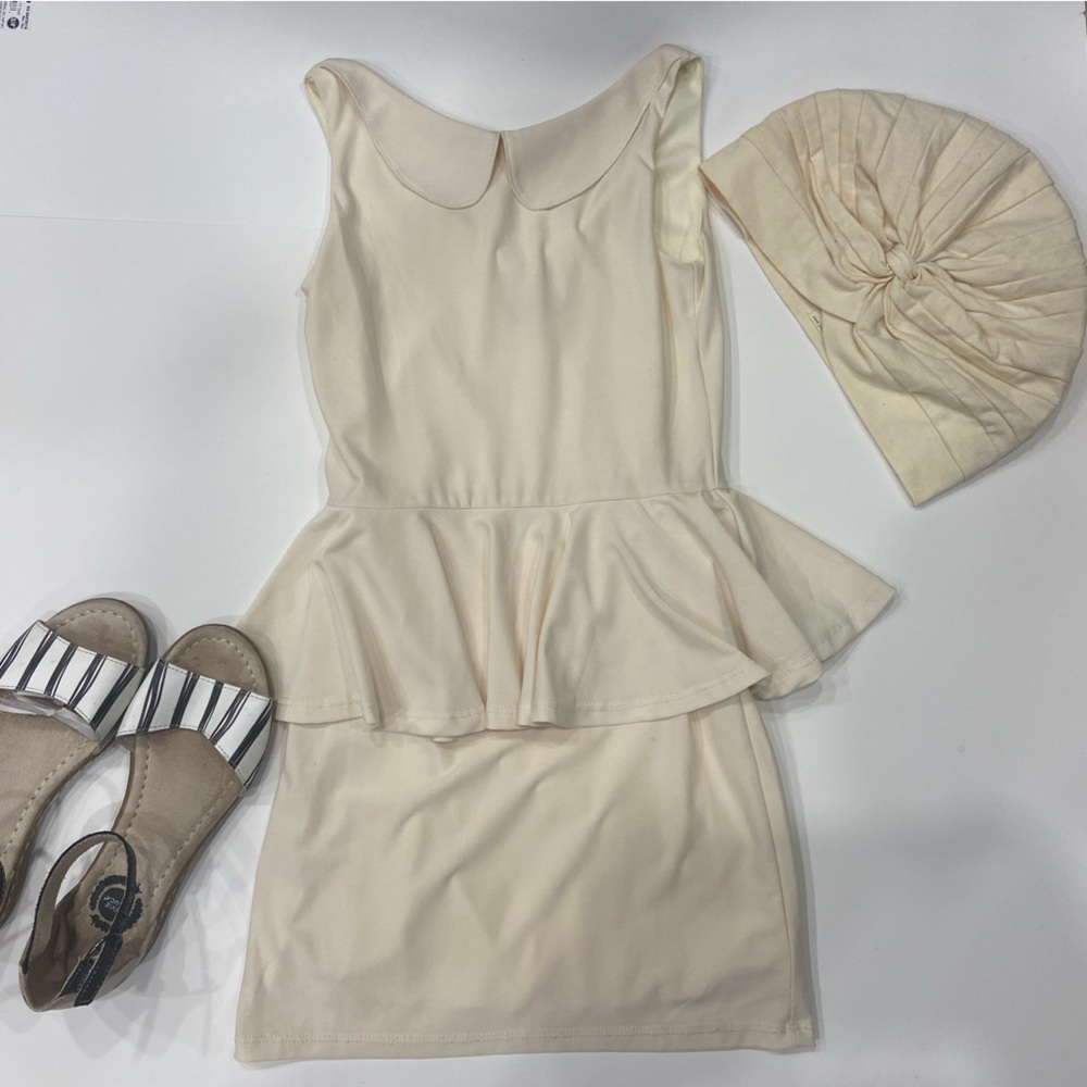 Joyfolie peplum dress